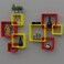 Rafuf Wooden Intersecting Wall Shelves ( Set of 8 )
