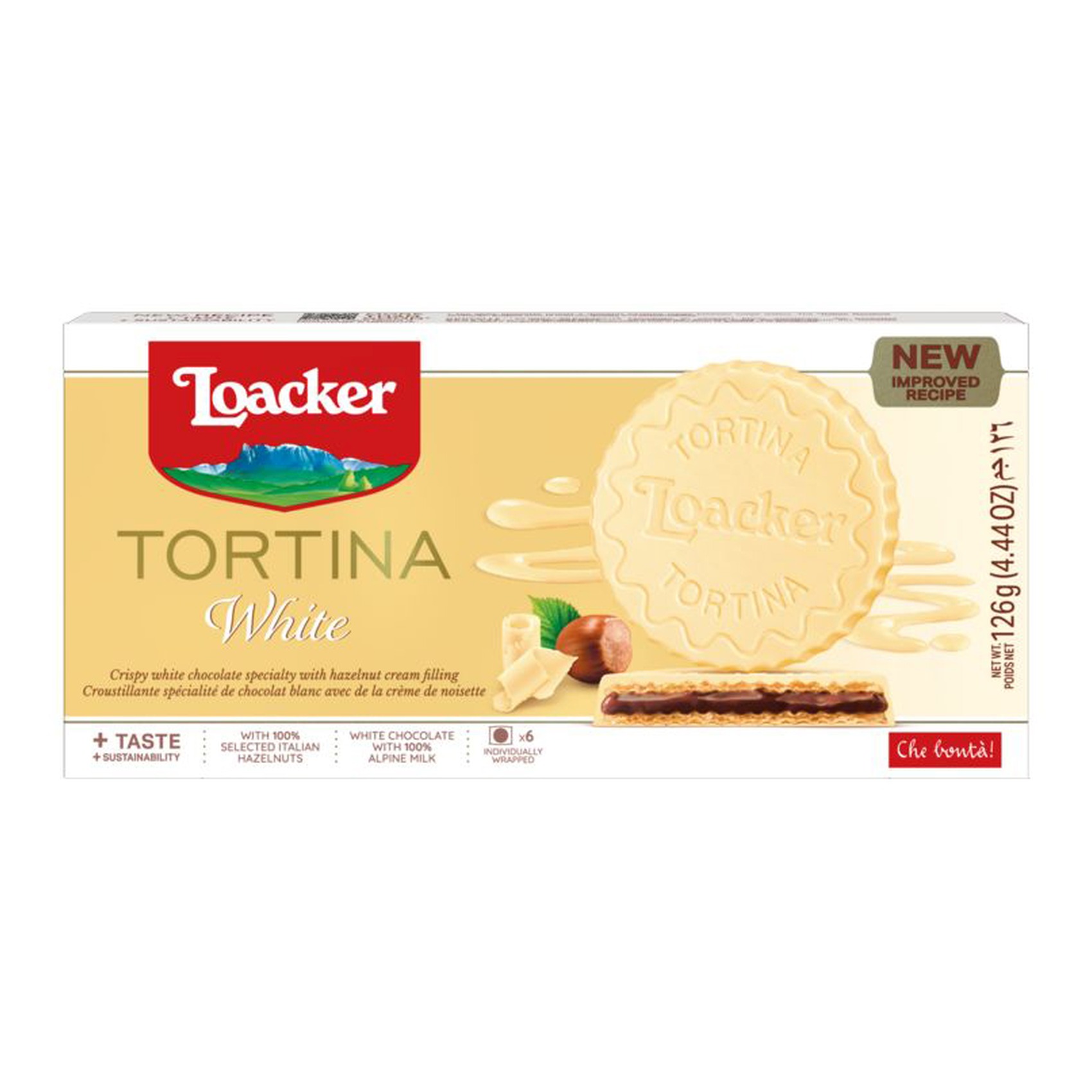 Loacker Gran Pasticceria Tortina White Cookies 125g