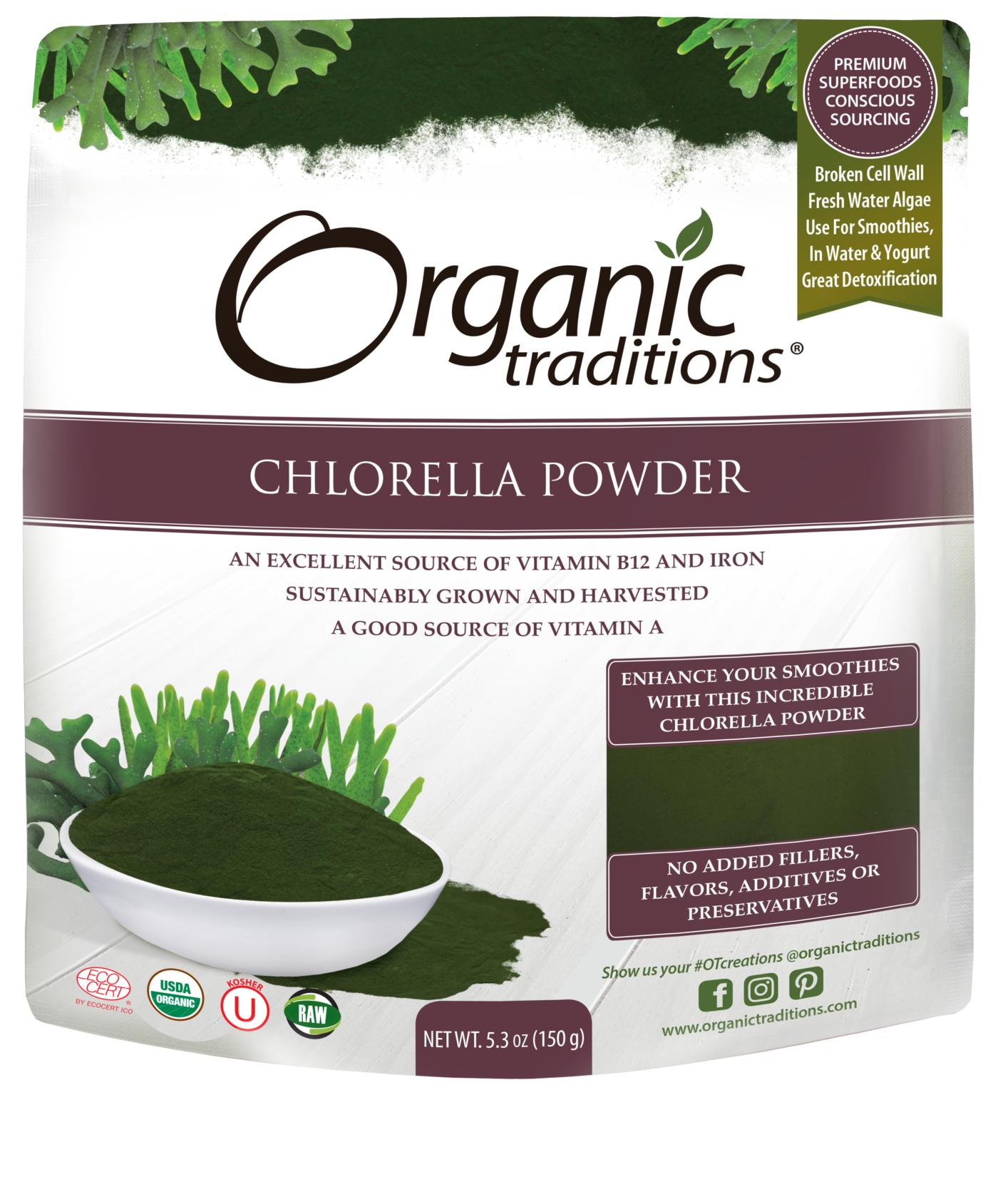 Buy Organic Chlorella Powder 150 Gm Online | Carrefour UAE