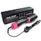 Aiung Hot Air Brush, One Step Hair Brush Dryer and Styler, 3 IN 1 Electric Negative Ion Hair Dryers, Curler and Straightener in One (Black Red)