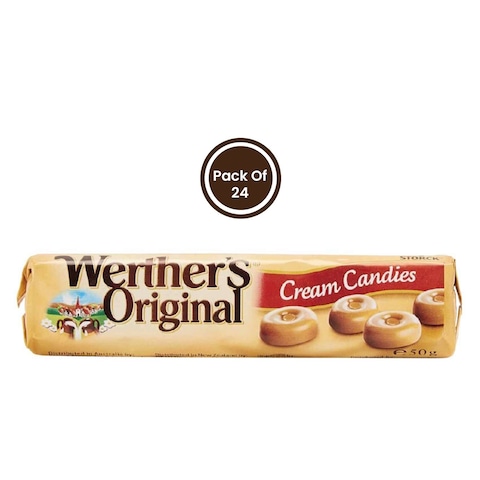 Werther&#39;s Original Classic Cream Candies 50g x 24 Pieces