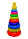 Generic 10-Piece Rainbow Duck Donut Ring Set