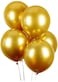 Generic Party Fun Chrome Clear Gold Balloon - 12Inches - (Pack Of 40 Units)