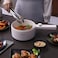 Ceool 1.5L Mini Portable Electric Pan Electric Hot Pot 600W Non-Stick Rapid Multi-Cooker With Lid 2 Modes Temperature Control