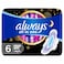 Always All in one Ultra Thin Night Sanitary Pads with wings 6 Pads