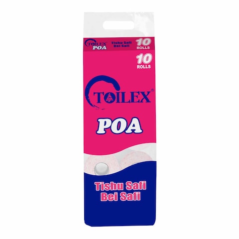 Toilex Poa Pink Toilet Tissue 10S