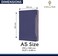 Collins Diva A5 Luxe Ruled Notebook - Navy