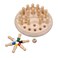 Generic-Wooden Memory Stick Chess Game Kids Fun Block Board Game Educational Color Cognitive Family Toys