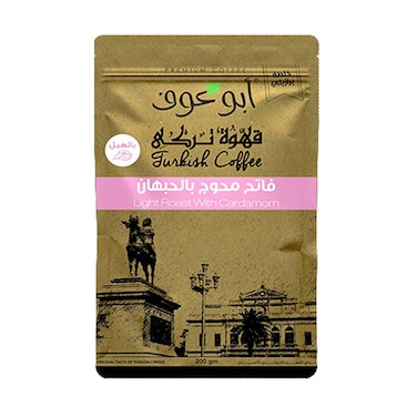 أبو عوف قهوة تركي محوج فاتح - 200 جرام