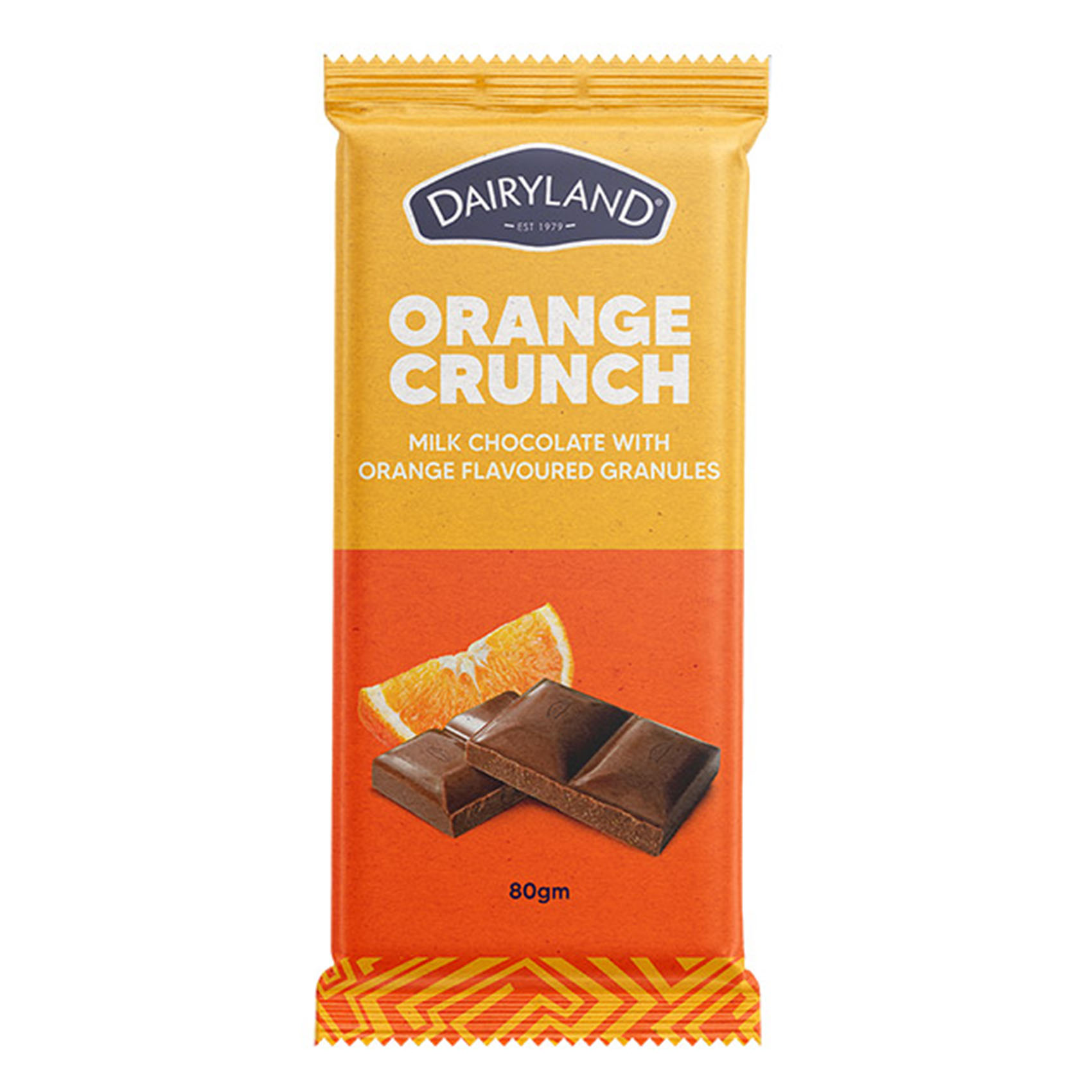 Dairyland Orange Crunch Chocolate 80G