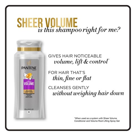 Pantene Pro-V Sheer Volume Shampoo 595ml