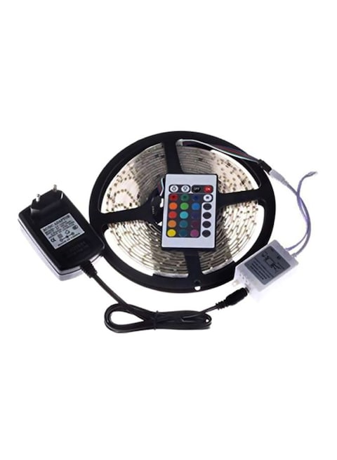 Rgb Color Changing Led Strip Light With Remote Control Multicolour 5Meter