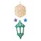 Ramadan Decorative Hanging Accessory Multicolour 48cm