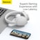 Baseus Wireless Headphones Encok D02 Pro Bluetooth V5.3 Headset Earphones, Foldable Sport Headphone Headset Gaming Hand free Player Headphone for iPhone and Android Devices White