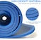 SKY-TOUCH Yoga Mat - Non Slip Yoga Mat with Yoga Mat Strap Included - 10mm Thick Exercise Mat Ideal for HiiT, Pilates, Yoga and Many Other Home Workouts (Blue)