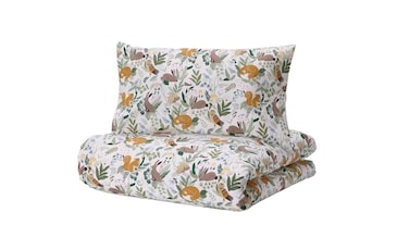 Generic 3-Piece Bedlinen Set For Cot, Forest Animal Pattern/Multicolour60X120cm