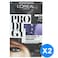 L'Or&eacute;al Paris Hair Colour Black, Pack of 2
