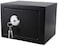 Mini Safe Box with Key Lock (23x17x17cm) Black