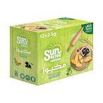 Buy Sunbites Olive And Oregano Bread Bites 23g Pack of 12 in UAE