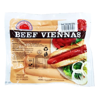 Farmer&#39;s Choice Beef Vienna Sausages 250g