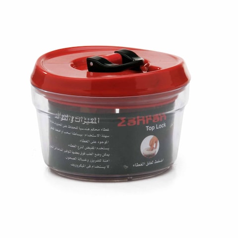 علبة زهران توب لوك، أحمر - 0.5 لتر