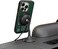Levelo Morphix Gripstand Case: Multi-Positioning, Cardholder, Shock-Proof Edges, PU Finish, Built-in Grip (Green)