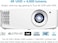 Optoma UHD38x Bright, True 4K UHD Gaming Projector   4000 Lumens   4.2ms Response Time at 1080p with Enhanced Gaming Mode   Lowest Input Lag on 4K Projector   240Hz Refresh Rate   HDR10 &amp; HLG, White