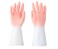 Mei Homecenter Reusable Water-Proof Gloves For Kitchen And Cleaning Households Made With High Quality Rubber, Pink