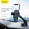 Baseus Gravity Car Phone Holder Dashboard Car Mobile Stand Windshield Car Cradle Suction Compatible with iPhone 13 Pro13 Pro Max,13,13 iPhone 12 pro max11 Pro Max Xs Max X XR, S10+ and More Black