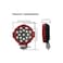 51W Red One Piece 7 inches, LED Spot Light, Flood Beam LED Work Light Bar for Jeep, Truck, Car ATV SUV 4X4 Truck Driving Lamp, Aluminum Housing Material, and IP67 Waterproof Rating