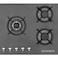 Elekta 5 Burner Gas Hob EGC-B508GB Black