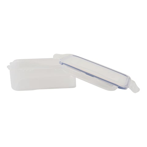 Lock &amp; LockClassic Rectangular Food Container HPL815M Medium Clear/Blue 850ml
