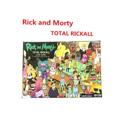 Generic - Rick And Morty Total Rickall Cooperative Table Board Card Game Family Fun Entertainment Puzzle Playing Cards
