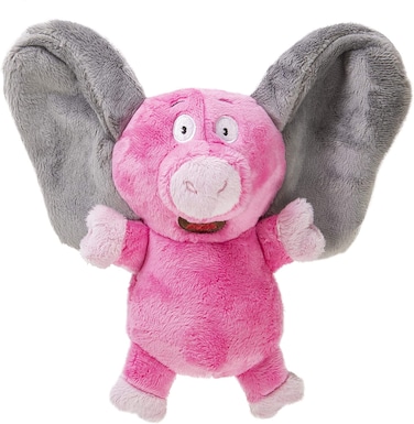 goDog&reg; Silent Squeak&trade; Flips Pig Elephant with Chew Guard Technology&trade; Durable Plush Dog Toy, Large