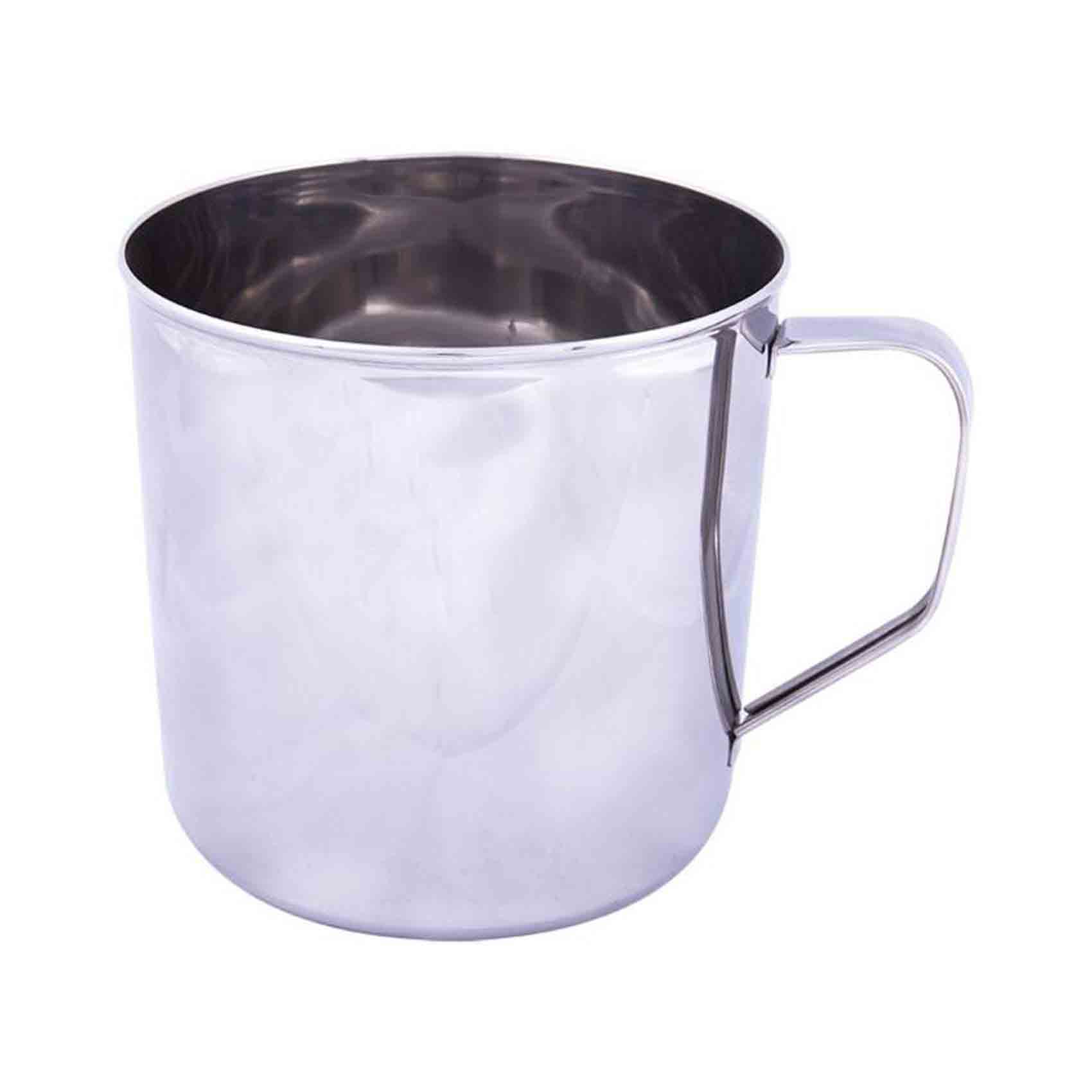 Raj Deluxe Mug Silver 10cm