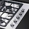 Smeg Classica 5 Burner Gas Built-in Hob PGF95-4 Silver 90cm