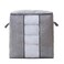 DEO KING Foldable Cloth Storage Bag Light Grey 48*30*48cm