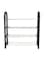 Generic 4 Layer Shoe Rack Black/Silver