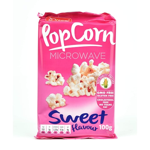 Pitso Popcorn Microwave with Sweet flavour - 100 gram