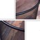 Generic Bybyh Trash Can Circular Mesh Bin Waste Paper Basket，Trash Can Circular Metal Mesh Waste Paper Bin Lightweight Black (Color : Silver)