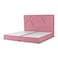 In House Janwa Velvet Bed Frame - King - 200x180 cm - Light Pink