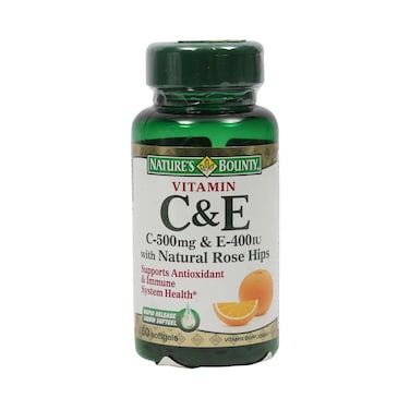 Nature&#39;s Bounty Vitamin C &amp; E, 50Pcs