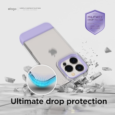 Elago Glide for iPhone 14 Pro MAX case cover - Purple