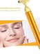 Generic 24K Gold Plated Facial Vibration Massager Stick Gold/Rose Gold