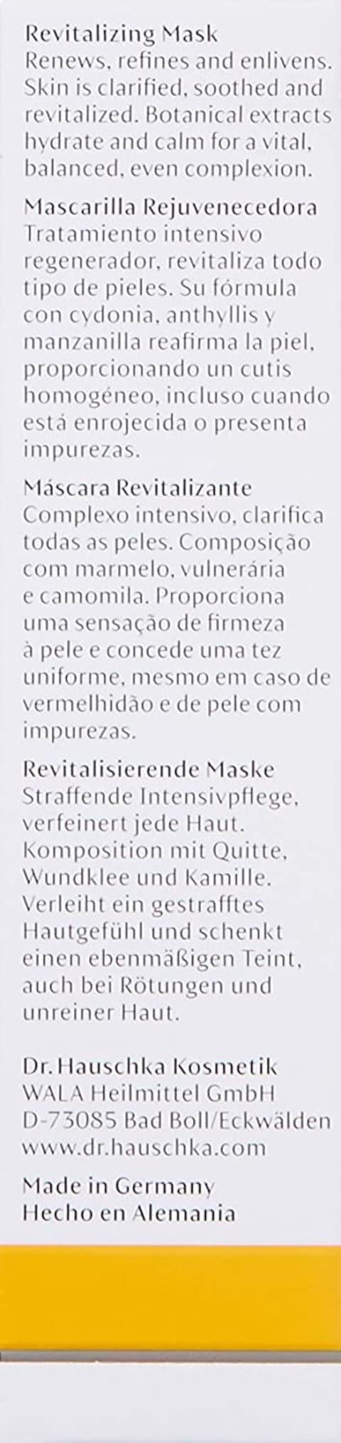 Dr. Hauschka Revitalizing Mask, 0.17 Fluid Ounce