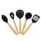 HOME BRAND 5PCS Wooden Handle Nylon tools Set