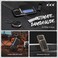 VRS Design Damda Glide Ultimate for iPhone 15 Pro MAX case cover wallet [Semi Automatic] slider Credit card holder Slot [4 cards] &amp; Camera lens Protector Kickstand - Black
