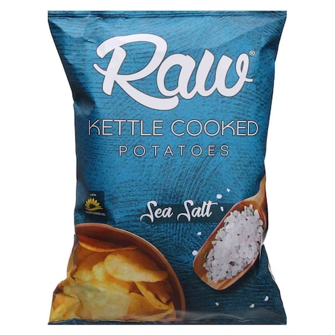 Raw Kettle Cooked Potato Chips Sea Salt -105 gram