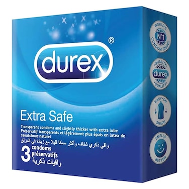 Durex Condom Extra Safe - 3 Pieces