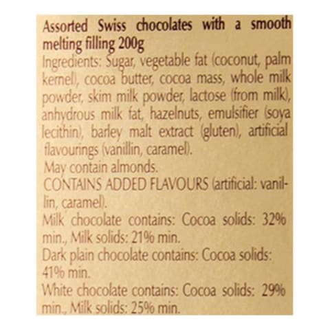 Lindt Lindor Cornet Assorted Milk Chocolate With Melting Filling 200g